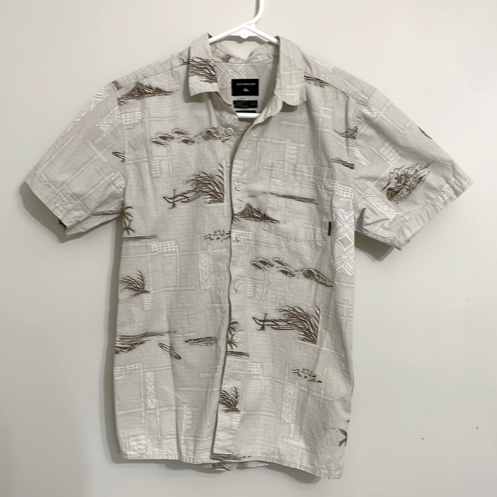 Quicksilver Hawaiian Aloha Shirt